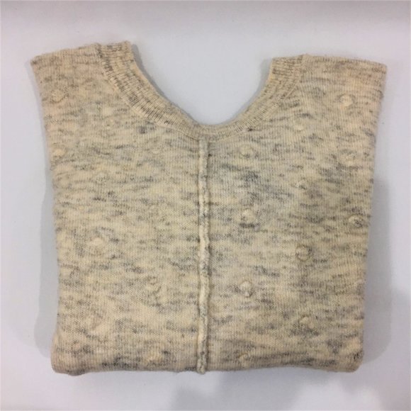 William Rast V-back Alpaca Blend Pom Pom Sweater - Picture 3 of 8